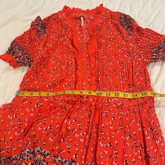 Free People NWOT orange dress - Picture 6 of 10
